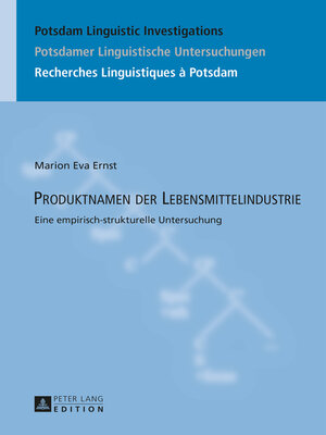 cover image of Produktnamen der Lebensmittelindustrie